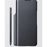 Husa Flip cover Samsung EF-FF92KKBEGEE pentru Samsung Galaxy Z Fold 3 + S-pen + Incarcator retea 25 W (Negru)