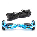 Scooter Electric (Hoverboard) Freewheel Complete Camuflaj blue + Geanta 6.5 inch Cadou