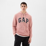 GAP French Terry Pullover Logo Hoodie Pink Rosette 16-1518, GAP