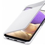 Galaxy A32 5G (A326B) - Husa Smart Flip tip View Wallet Cover, Alb, Samsung