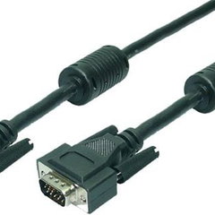 Cablu de date cu miez dublu de ferita , Logilink , VGA HQ ,10 m, LogiLink Cablu de date cu miez dublu de ferita , Logilink , VGA HQ ,10 m, LogiLink
