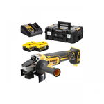 Polizor unghiular profesional cu motor fara perii pe acumulator DeWalt DCG405P2, 18 V, 125 mm diametru disc, acumulator, incarcator, DeWALT