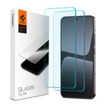 Set 2 folii sticla transparente Case friendly Spigen GLAStR SLIM compatibil cu Xiaomi 13, Spigen