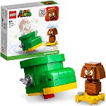 Jucarie 71404 Super Mario Gumbas Shoe Expansion Set Construction Toy (To combine with Mario, Luigi or Peach Starter Set, with Goomba figure), LEGO