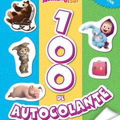 Masha si Ursul. 100 de autocolante. Activitati distractive, -