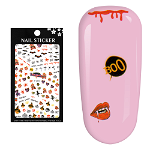 Stickere pentru decor unghii Lila Rossa, pentru Halloween, f260, Lila Rossa