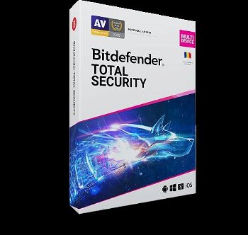 Bitdefender Total Security 1 An 3PCs Retail TS03ZZCSN1203BEN