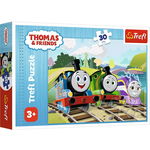 Puzzle Trenuletul Thomas, Trefl, 30 piese