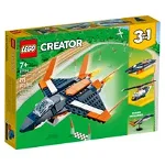 Set de construit LEGO® Creator, Avion Supersonic, 215 piese, LEGO