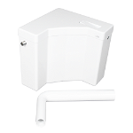 Rezervor WC de colt Angolo Eurociere, ABS, max. 8,5 l, eurociere