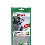 Servetele umede universale pentru suprafete din plastic cu efect mat, Sonax, SONAX