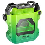 Casti Wireless Hoco EW33, Carcasa din metal, TWS, Bluetooth 5.3, Verde Fluorescent, Hoco