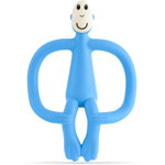 Matchstick Monkey Teething Toy and Gel Applicator jucărie pentru dentiție perie 2 in 1 Light Blue 1 buc, Matchstick Monkey