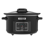 Slow cooker Crock-Pot CSC052X-01 Digital Hinged Lid, 4.7L, 220 W, Functie Pastrare la cald, Vas ceramica detasabil, Negru