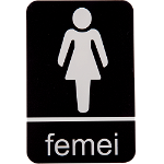 Indicator toaleta femei, 10 x 14 cm, creativesign