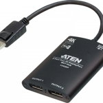 Aten DisplayPort - Adaptor AV DisplayPort negru (VS92DP), Aten