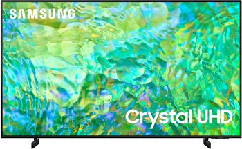 Televizor LED Samsung Smart TV Crystal UE75CU8072 Seria CU8072 189cm negru 4K UHD HDR, Samsung