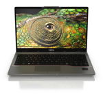 Laptop Fujitsu Lifebook U7412 14 inch FHD Intel Core i7 32GB DDR4 1TB SSD 5G DE layout Windows 11 Pro Silver