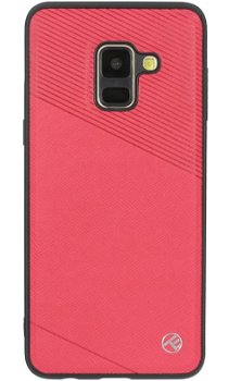 Husa Protectie Spate Tellur Exquis Rosu pentru Samsung Galaxy A8