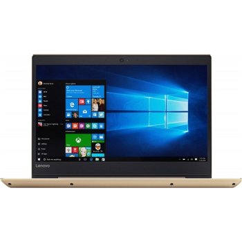 Laptop Lenovo IdeaPad 520S-14IKB cu procesor Intel® Core™ i5-7200U 2.50 GHz, Kaby Lake, 14", Full HD, IPS, 4GB, 1TB + 128GB SSD, Intel HD Graphics, Microsoft Windows 10 Home, Golden