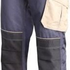 Pantaloni lucru mediu-grosi reflectorizanti, 16 buzunare, inel fixare cheie, marime 2XL, Lahti Pro