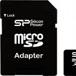 Card Silicon Power SP064GBSTXBU1V10SP Micro SDXC 64GB + Adaptor, Silicon Power