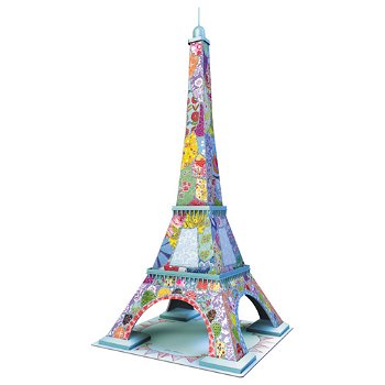 Puzzle 3D Turnul Eiffel colorat 216 piese RAVENSBURGER Puzzle 3D, Ravensburger