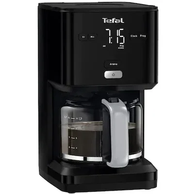 Cafetiera Tefal Smart'n'light CM600810, 1000 W, 1.25 l, Negru