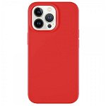 Husa Spate Upzz Beline Compatibila Cu iPhone 13 Pro Silicon Soft, Protectie La Camera, Microfibra Interior, Rosu, Upzz
