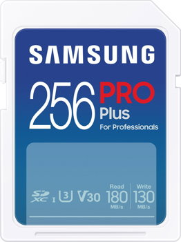 Card Samsung PRO Plus SDXC 256 GB U3 V30 (MB-SD256S/EU), Samsung