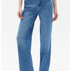 Blugi relaxed fit cu talie inalta, OXXO