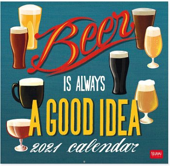 Calendar 2021 - Beer, 30x29 cm