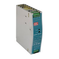Sursa de alimentare pe sina DIN MeanWell EDR-75-24, 24 V, 76.8 W, 3.2 A, MeanWell