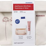 Pachet Wild Rose Crema de zi 40ml + Crema de ochi 15ml, Korres, Korres