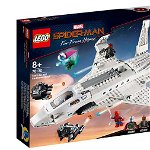 Avionul stark si atacul dronelor lego marvel super heroes, Lego