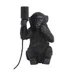 Veioză neagră (înălțime 34 cm) Monkey – Light & Living, Light & Living