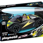 Masina de curse neagra cu telecomanda playmobil action, Playmobil