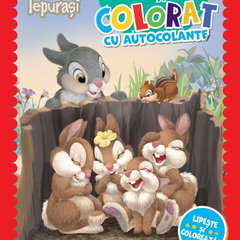 Disney: Iepurasi. Cartea mea de colorat cu autocolante