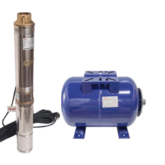 Pompa submersibila de adancime 8 turbine DDT PROFESIONAL 4QJD2-8, 1100 W, 120 m inaltime, 5 mc h, 1 Engros, DDT