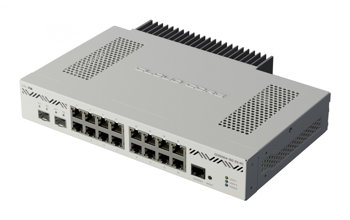 MIKROTIK ETHERNET ROUTER CCR2004-16G-2S+PC, 16 X 10/100/1000, 2XSFP+ Ports, CPU: AL32400 1200Mhz, Dimensiuni: 272 x 195 x 44 mm, Sistem operare:RouterOS v7, 4GB RAM, 128 MB NAND, IP20., Mikrotik