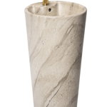 Lavoar freestanding de sine stătător Ceramic Rea Blanka Natural Matt Marmură, Rea