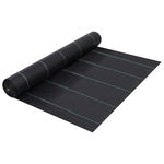 Membrană antiburuieni & antirădăcini, negru, 2x5 m, PP