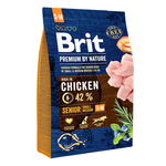 Hrana uscata pentru caini Brit Premium, Senior SM, 3Kg, Brit