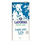 Lapte de vaca La Dorna UHT semidegresat 1.5% grasime 1 l