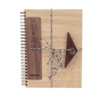 Set cu sketchbook, inel pentru citit si semn de carte Woodish Cozy Kit