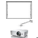 Pachet Tabla interactiva 85" Evoboard Videoproiector Optoma si suport universal PNRAS-PNRR, Intern