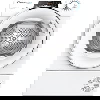 Uscator de rufe Slim Candy Rapido RO4H7A1TCEXS, Pompa de caldura, 7 kg, Clasa F, WiFi, Bluetooth, Dry Sensor, Kilo Detector, Easy Case (Alb), Candy