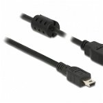 Cablu Date 3m, USB 2.0-A/USB 2.0 Mini-B USB USB A Mini-USB B Negru, DELOCK