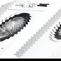 Masina de spalat rufe Bosch WAN28162BY, 7 kg, 1400 rpm, Functie Reincarcare, Display, Sistem 3D AquaTronic, Alb