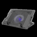 Stand Racire Laptop Sbox CP-12 17.3 inch 5 pozitii 2x USB Ventilator LED Albastru nba00128